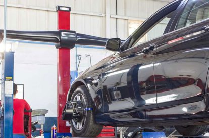 Tesla body shop Dubai