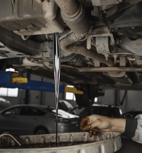 Draining-engine-oil-min